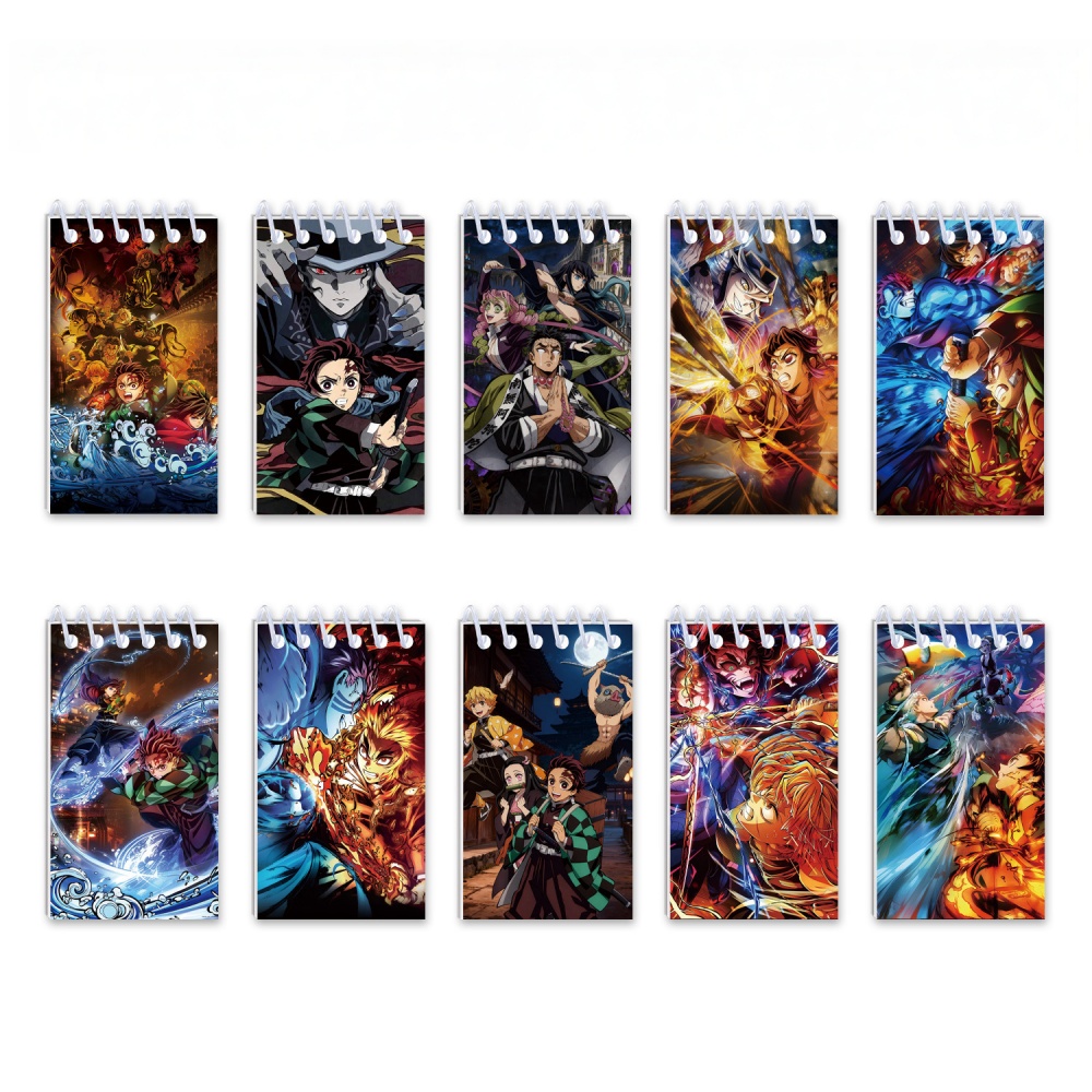 10PCS Demon Slayer Notepads. S - Office Stationery And Supply review and price