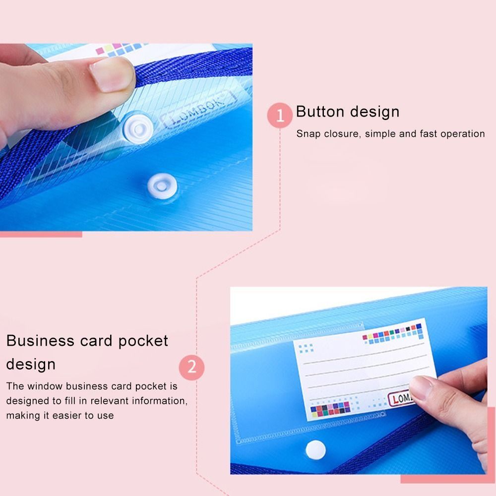 1-10PCS Waterproof A4 A5 Snap  - Office Stationery And Supply review and price