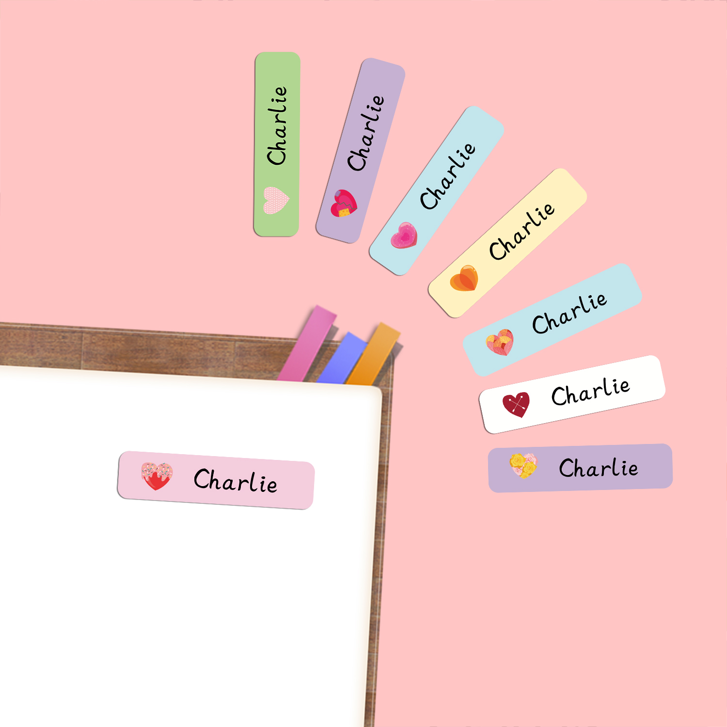 Personalized Heart Shape Name  - Stationery Supply review and price