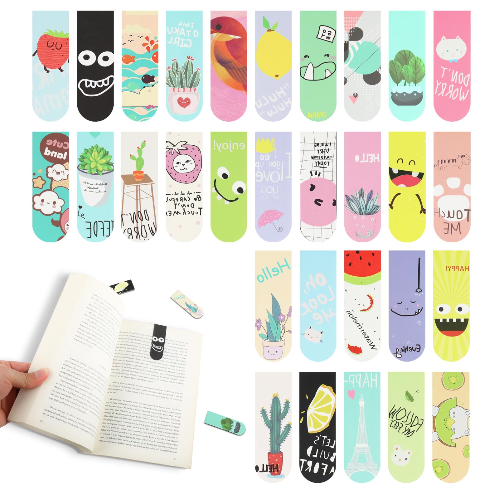 18pcs/30pcs Magnetic Bookmarks - Bookmark Magnetic Clip review and price