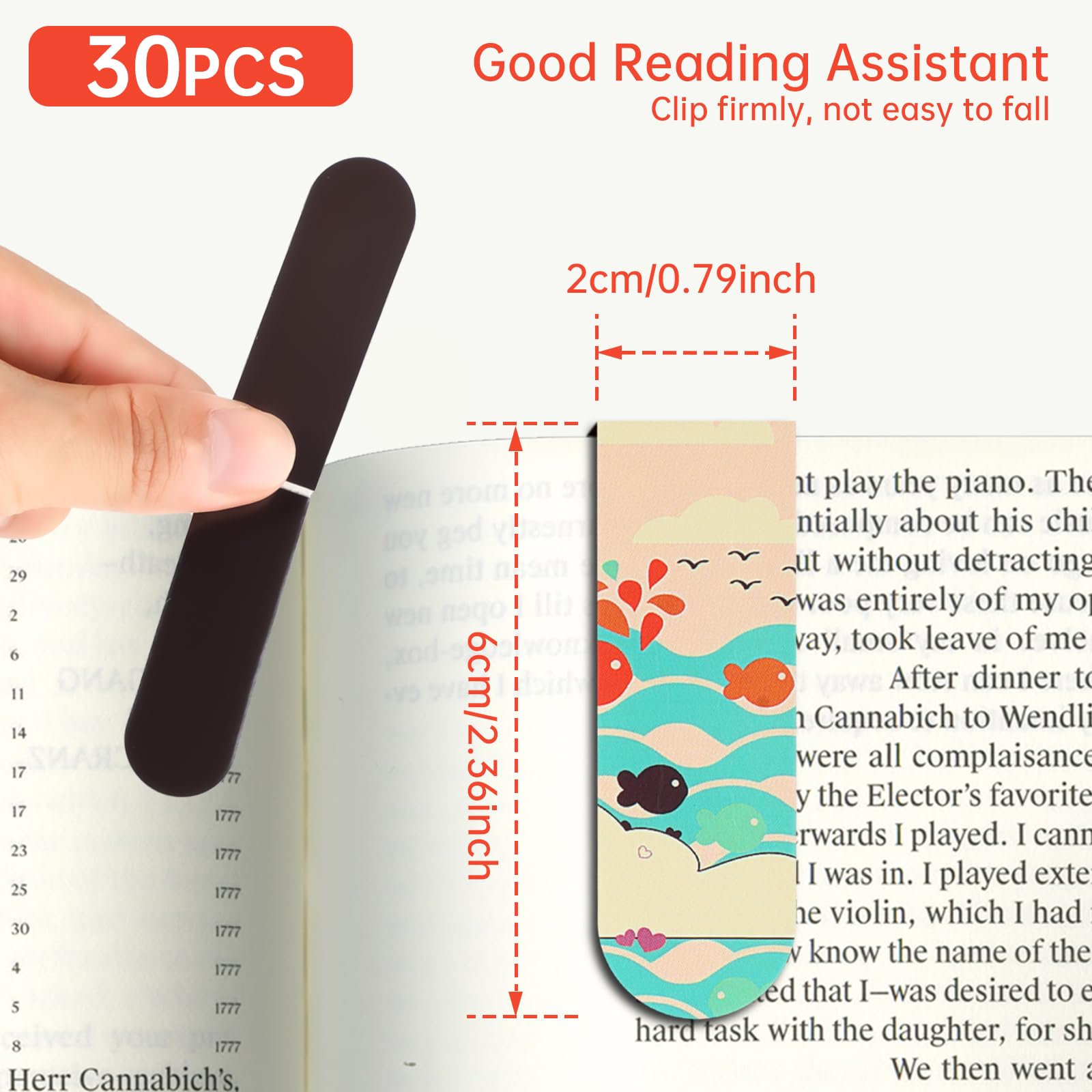 18pcs/30pcs Magnetic Bookmarks - Bookmark Magnetic Clip review and price