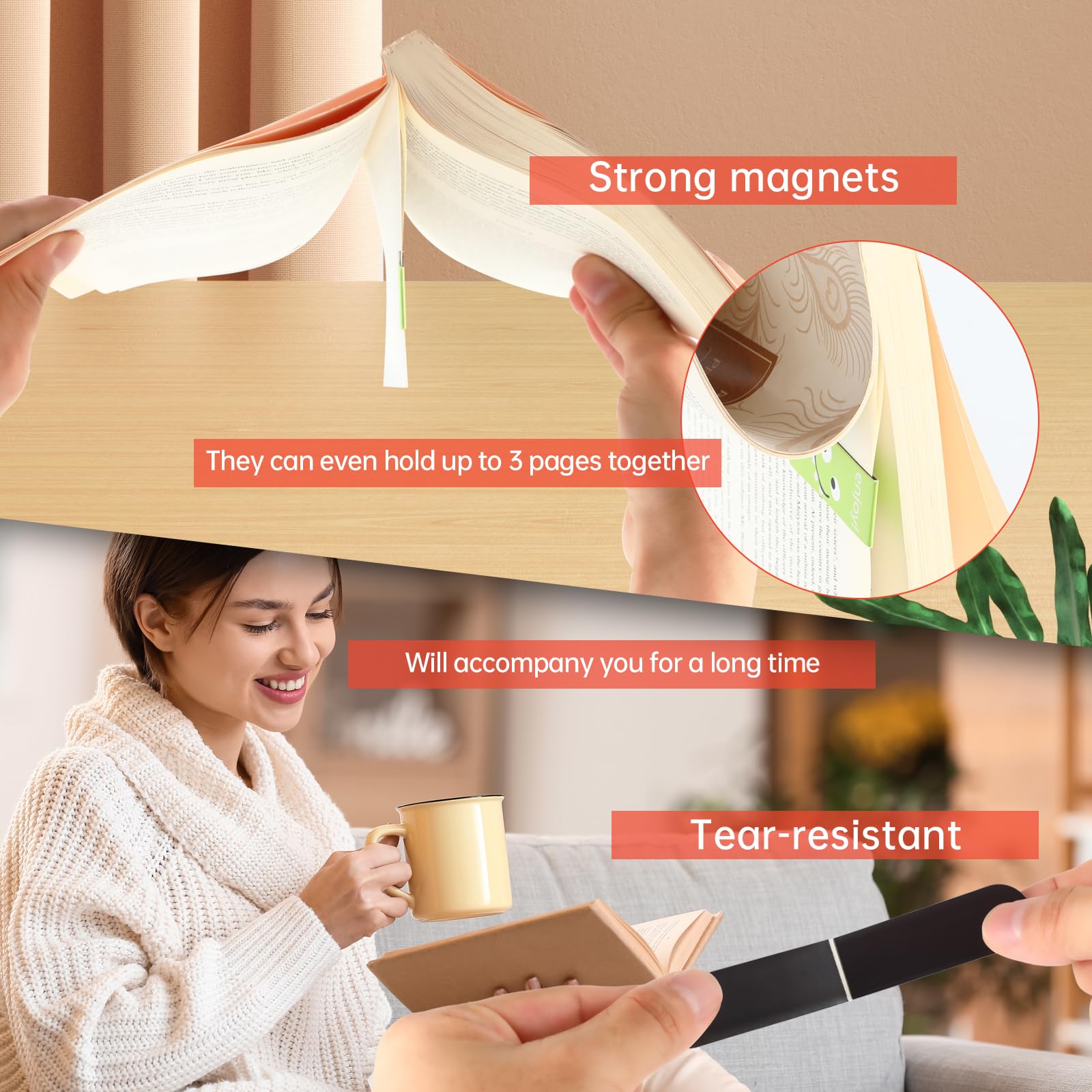 18pcs/30pcs Magnetic Bookmarks - Bookmark Magnetic Clip review and price