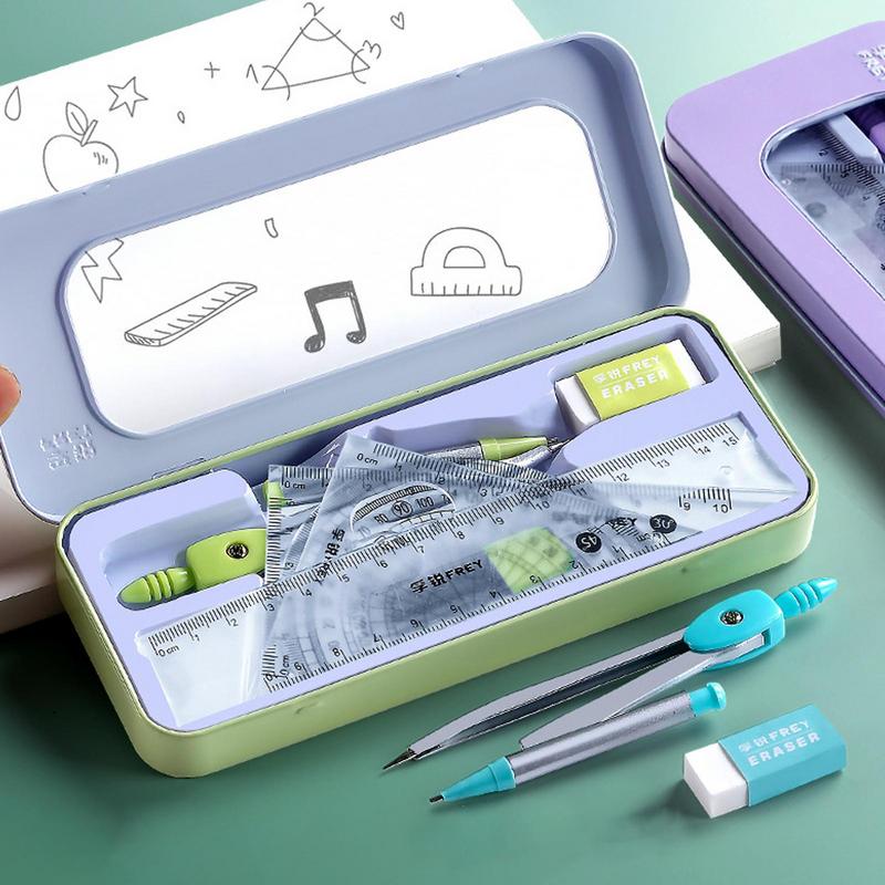 Protractor And Compass Set Mat - Compass Geometry Set review and price