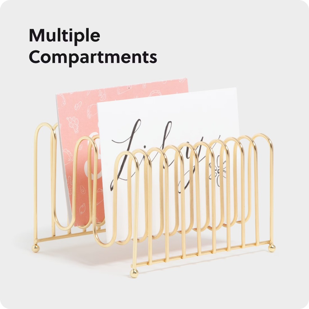 Bent Wire Desk Organizer Lette - Office Stationery And Supply review and price