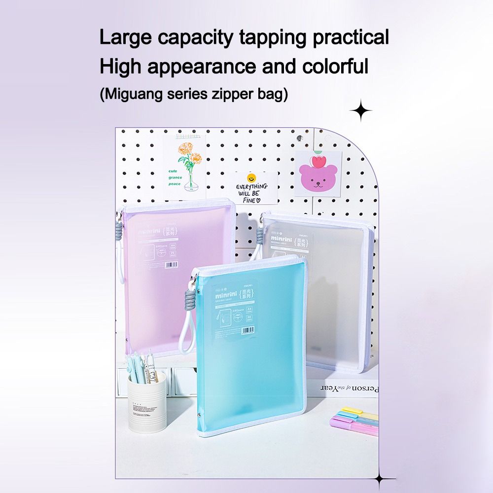 Portable Transparent A4 Zipper - Office Stationery And Supply review and price
