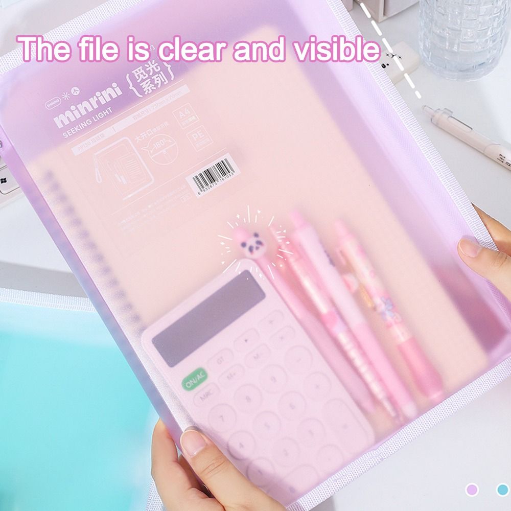 Portable Transparent A4 Zipper - Office Stationery And Supply review and price