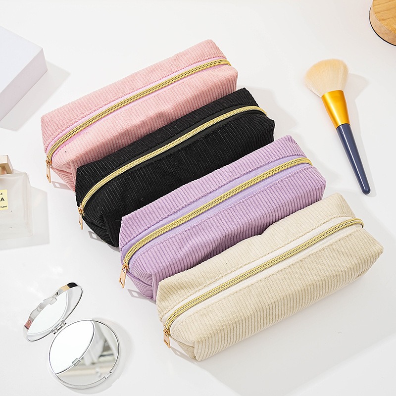 4pcs Durable Corduroy Storage  - Ideal Stationery & Office Supply review and price