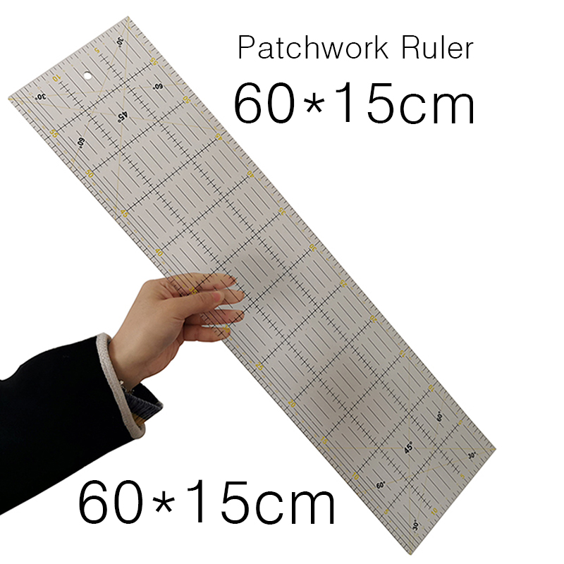 1 Pcs 60x15x0.3cm Acrylic Patc - Ruler Set Transparent review and price