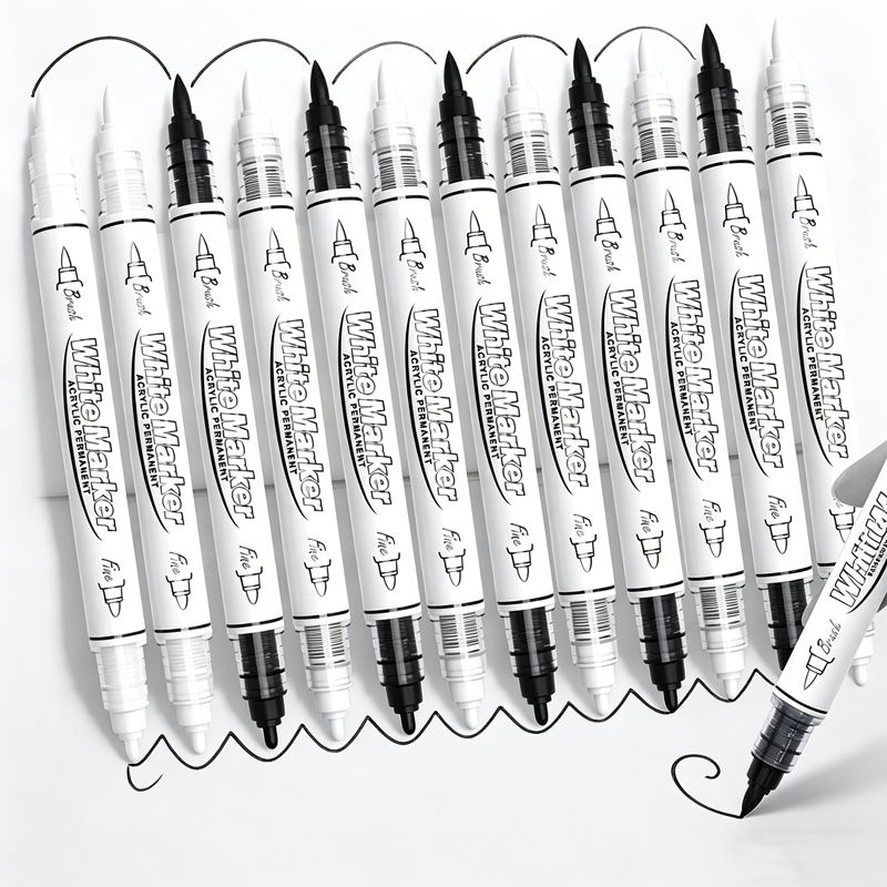 Black/White Large Capacity Dua - Whiteboard Marker Set review and price