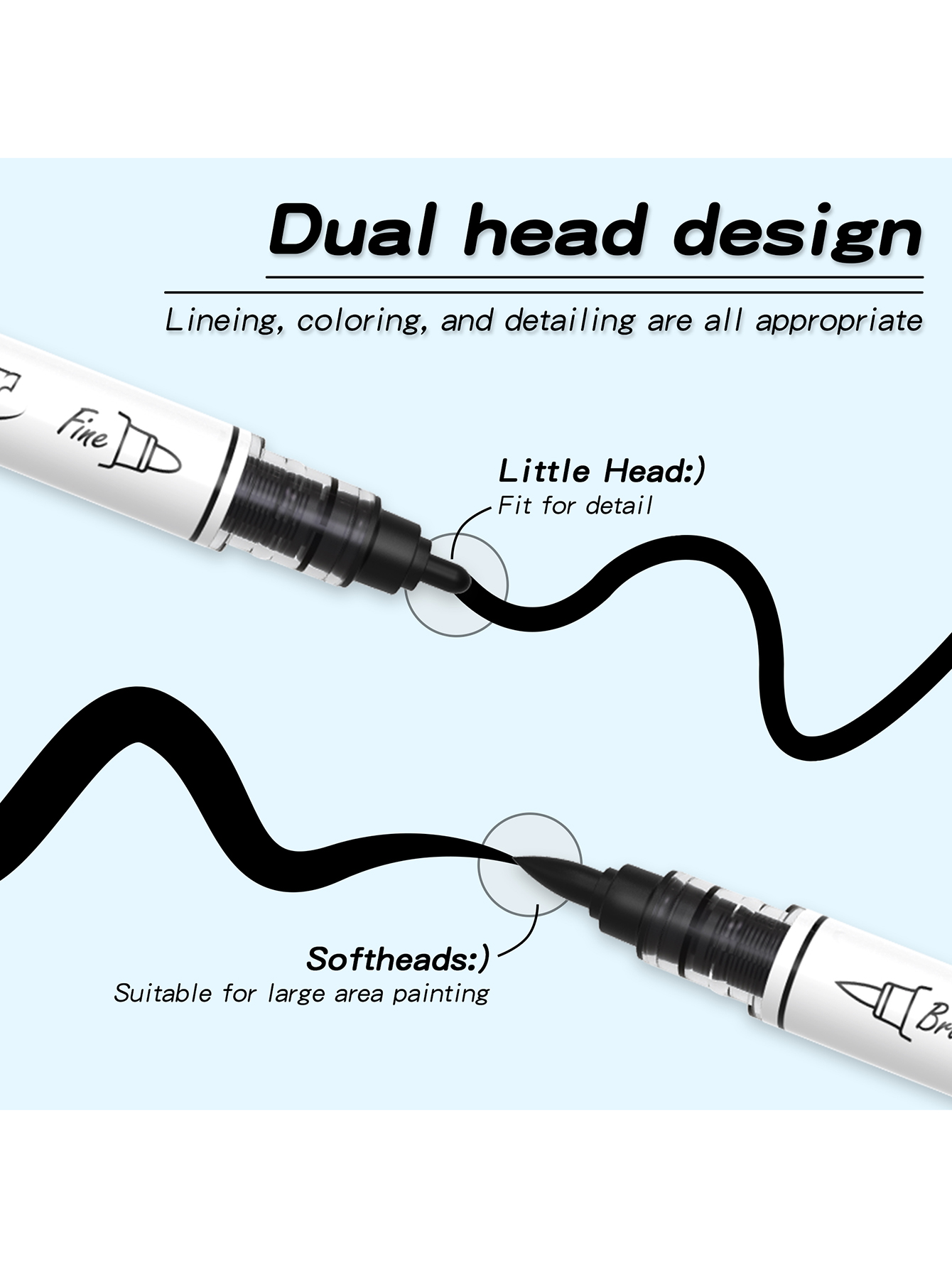 Black/White Large Capacity Dua - Whiteboard Marker Set review and price