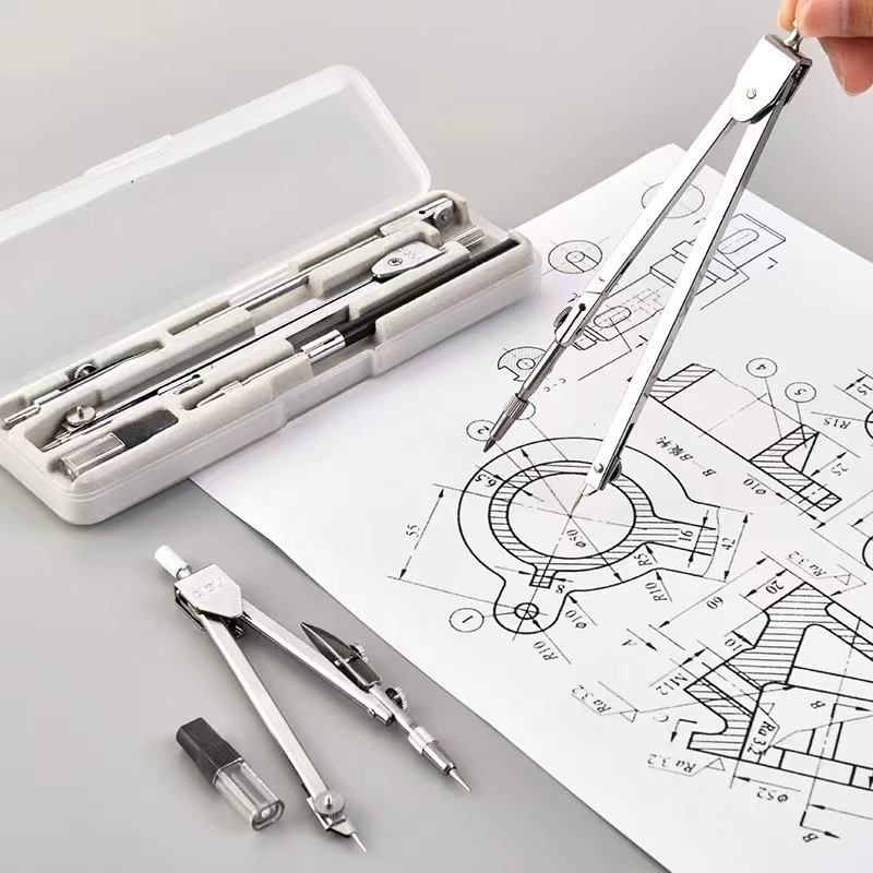 Stainless Steel Drafting Set D - Compass Geometry Set review and price