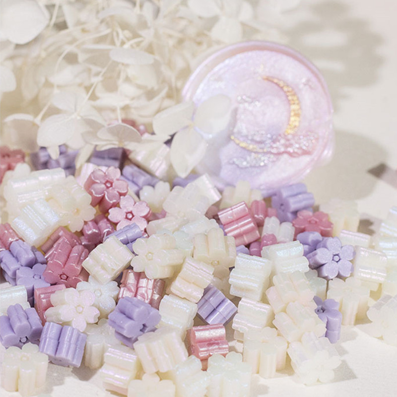 Mixed Color Glitter Sakura Wax - Wax Seal Stamp Kit review and price