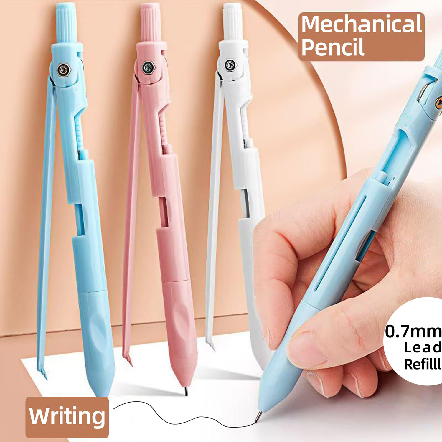 0.7mm Mechanical Pencil Geomet - Compass Geometry Set review and price