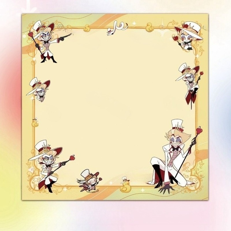 4Pcs Hazbin Hotel Zestial & Al - Stationery Office review and price