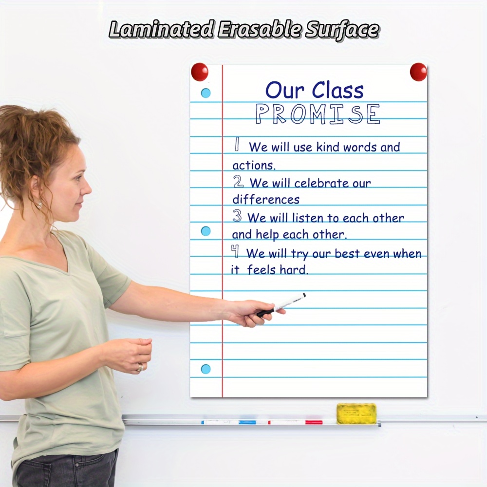2-piece Erasable Poster Set (w - Whiteboard Marker Set review and price