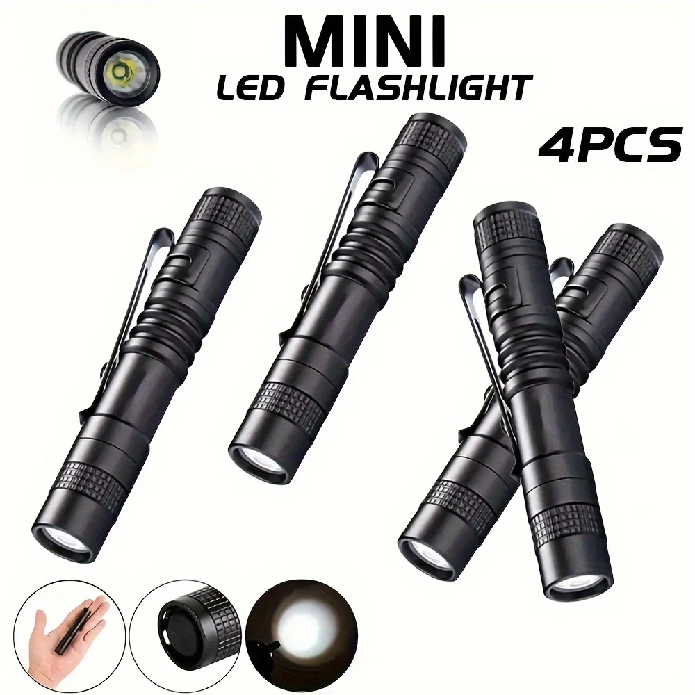 1-4PCS Mini Portable LED Pen L - Stationery Supply review and price
