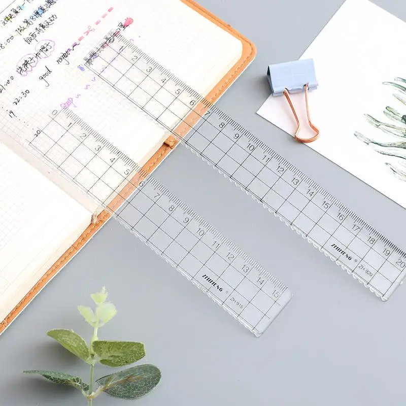 1Pcs Simple15cm 18cm 20cm Tran - Ruler Set Transparent review and price