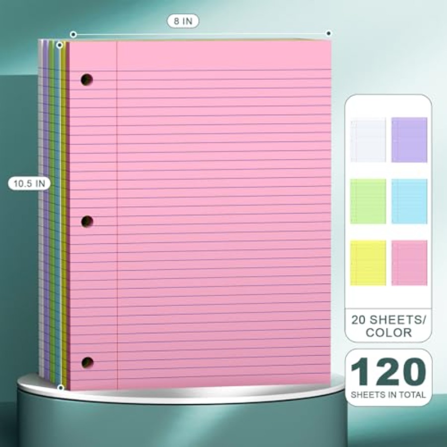 Note Pads 8 X 10.5 Loose Leaf  - Paper Punch 3 Hole review and price