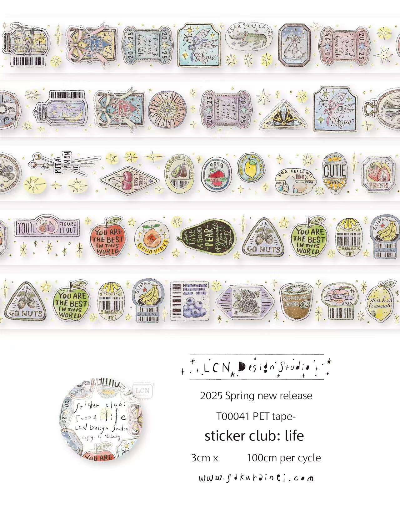 1 Loop LCN Vintage Sticker Clu - Washi Tape Set review and price
