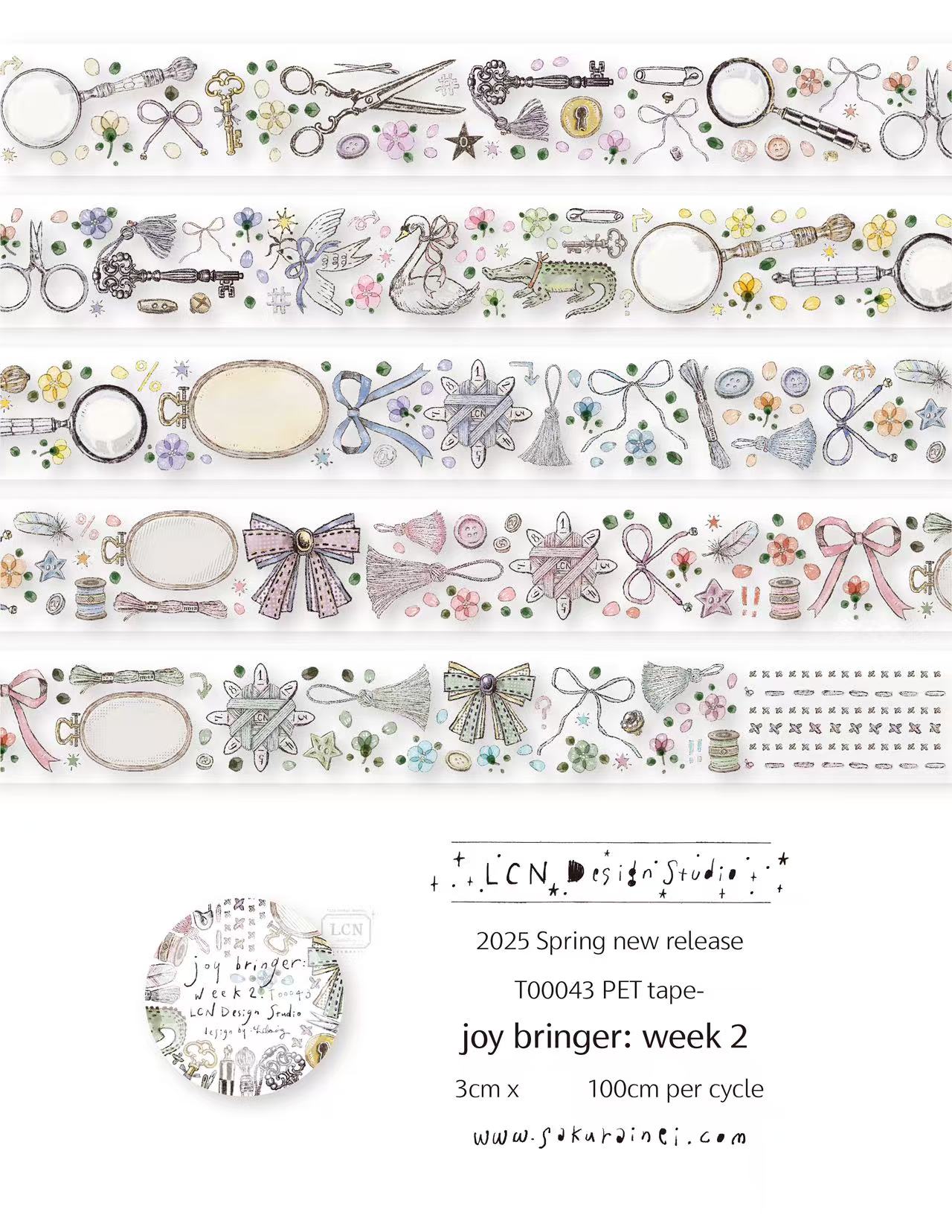 1 Loop LCN Vintage Sticker Clu - Washi Tape Set review and price