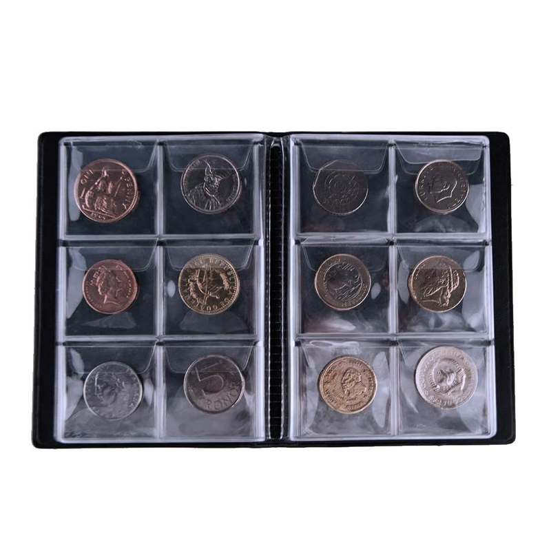 60Pocket Coin Collection Album - Binding Comb Plastic review and price