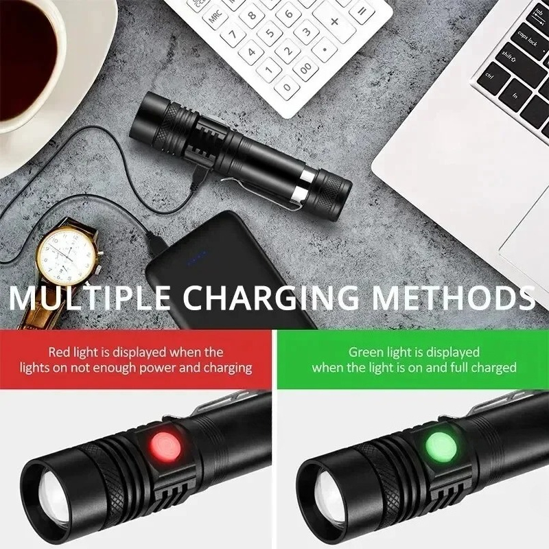 T6 LED Rechargeable Flashlight - Stationery Supply review and price