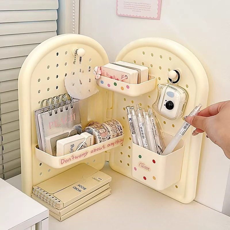 Cute Foldable Corner Pegboard  - Ideal Stationery & Office Supply review and price