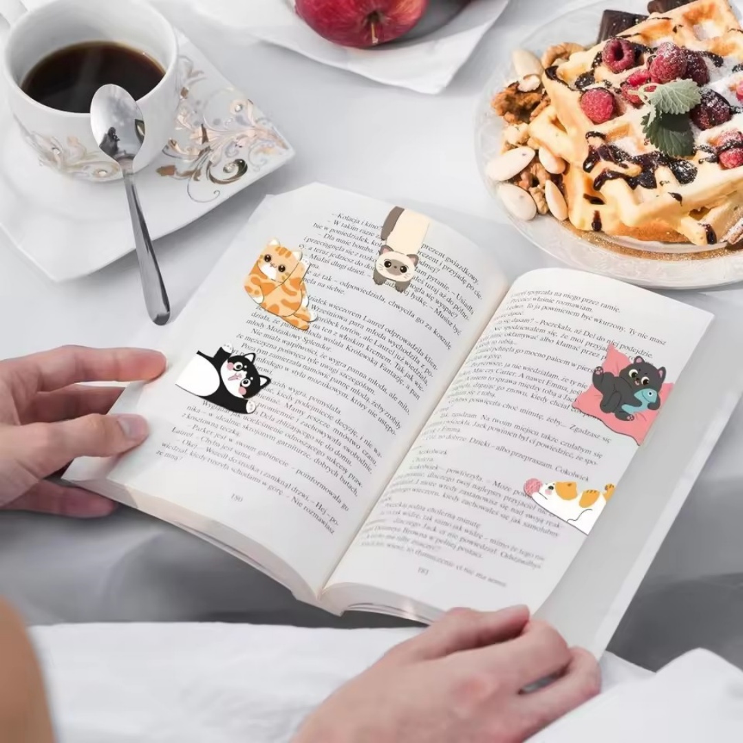 1set Creative Cat Pattern Magn - Bookmark Magnetic Clip review and price